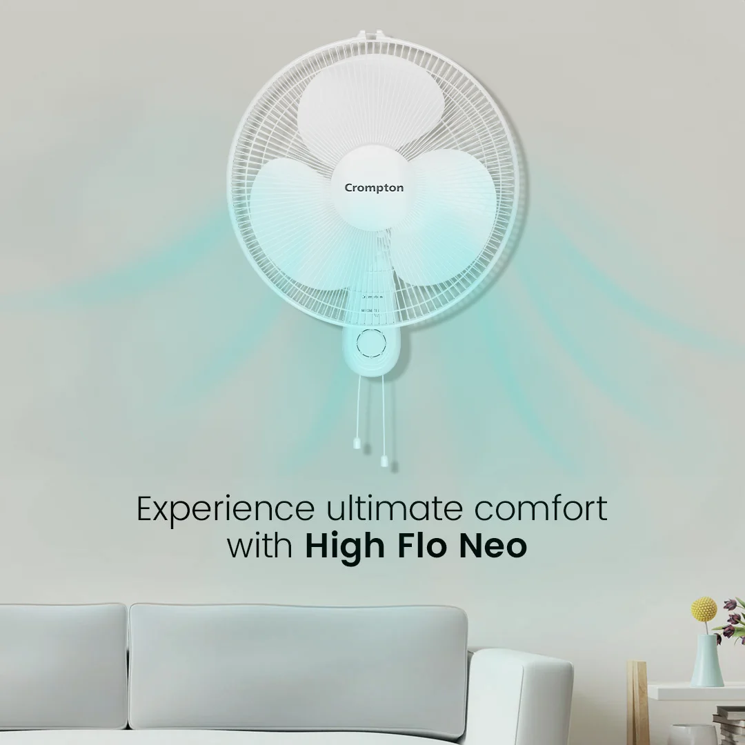 Crompton Hiflo Neo Wall Mounted Fan - Image 12