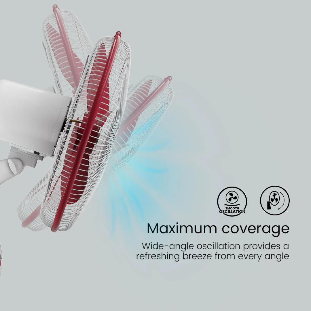 Crompton Hiflo Neo Wall Mounted Fan - Image 3
