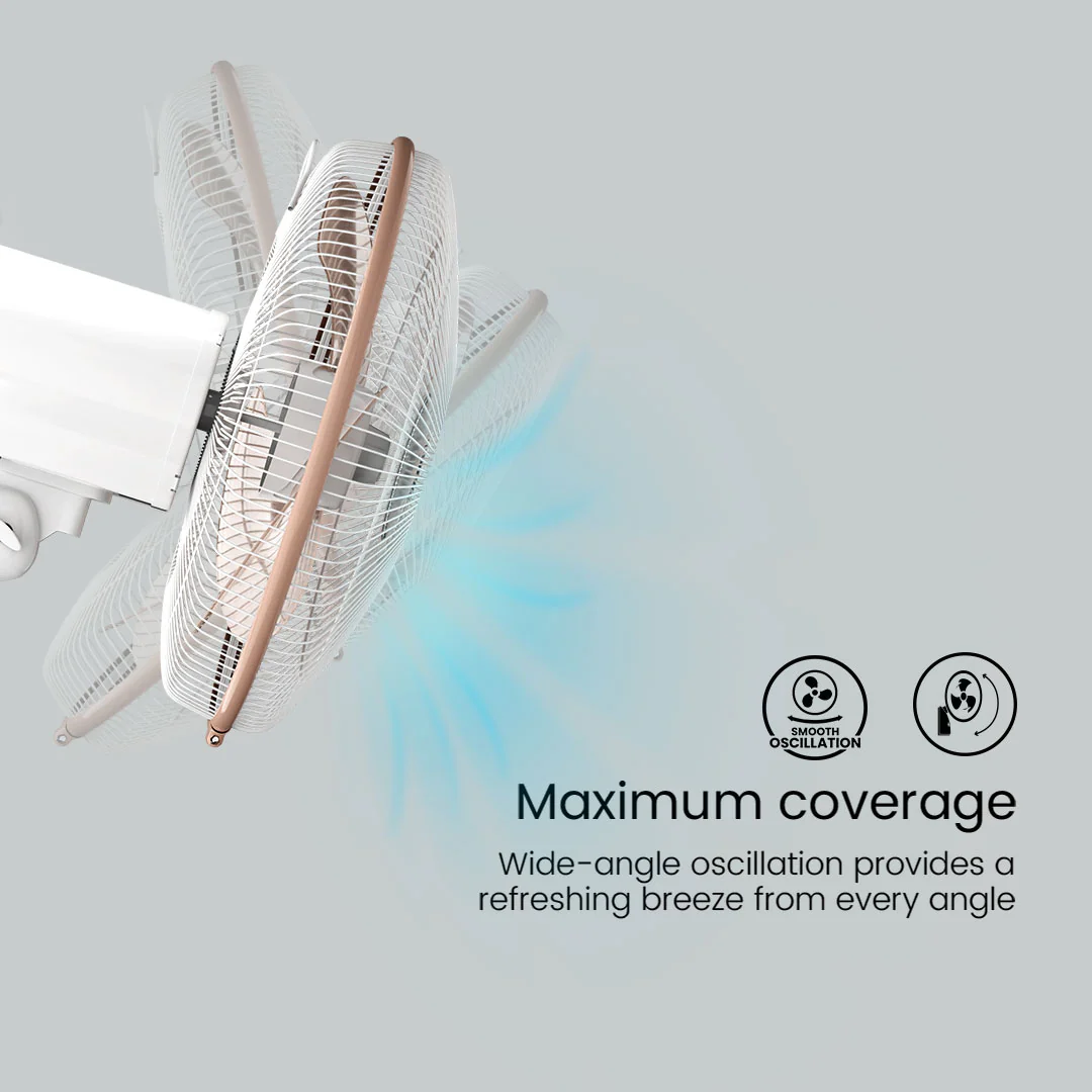 Crompton Hiflo Neo Wall Mounted Fan - Image 8
