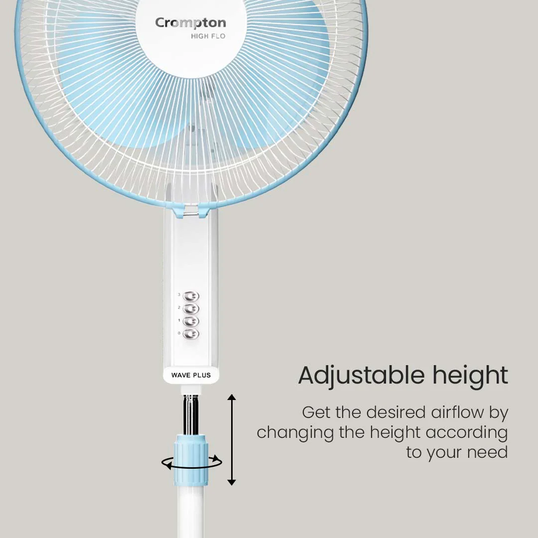 Crompton Hiflo Wave Plus Pedestal Fan - Image 3