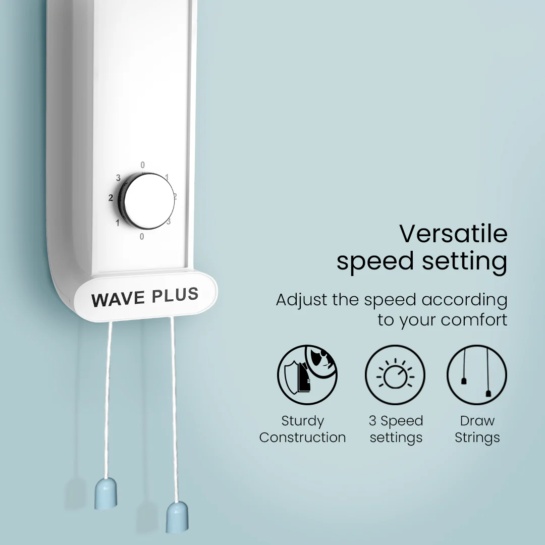 Crompton Hiflo Wave Plus Wall Mounted Fan - Image 14