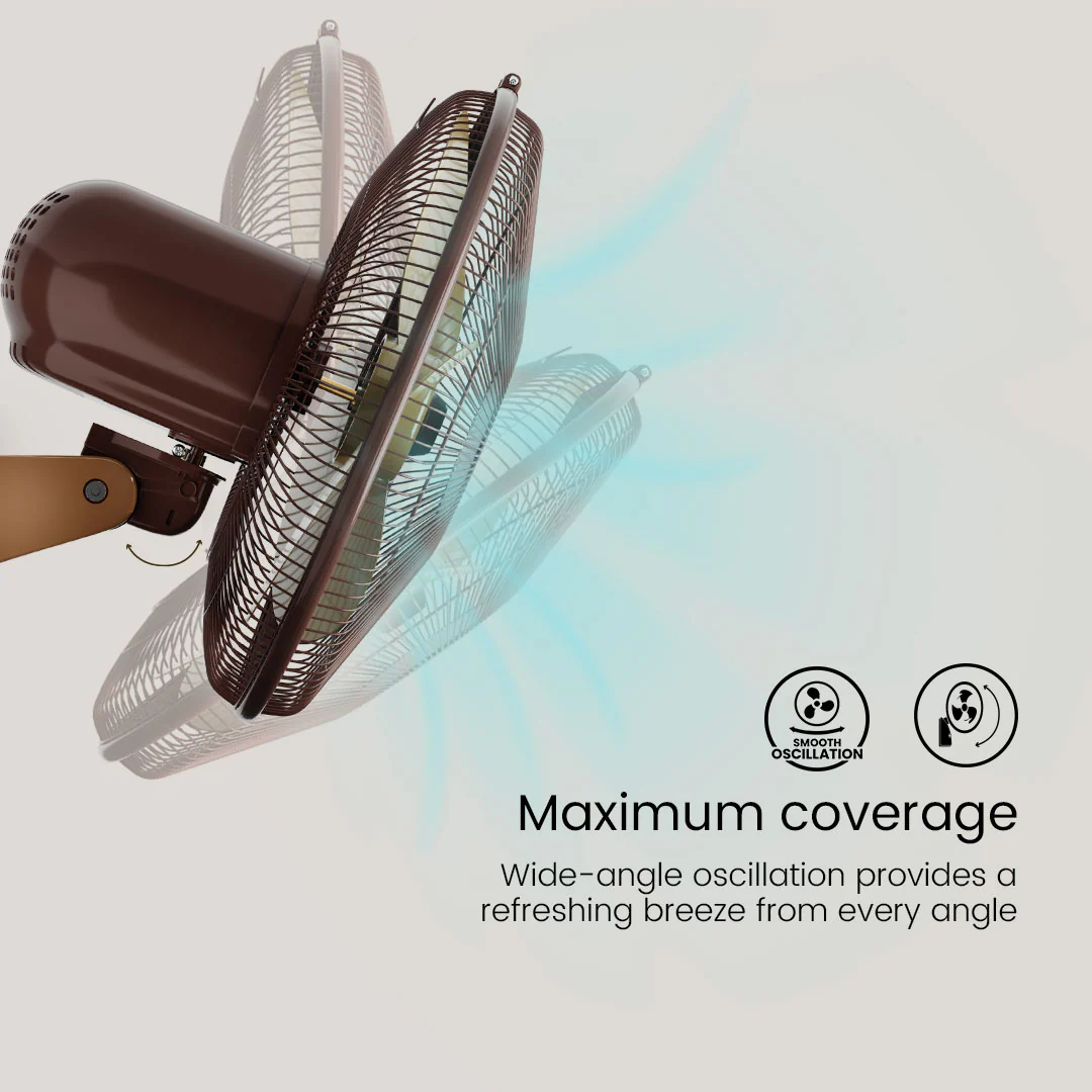 Crompton Hiflo Wave Plus Wall Mounted Fan - Image 3