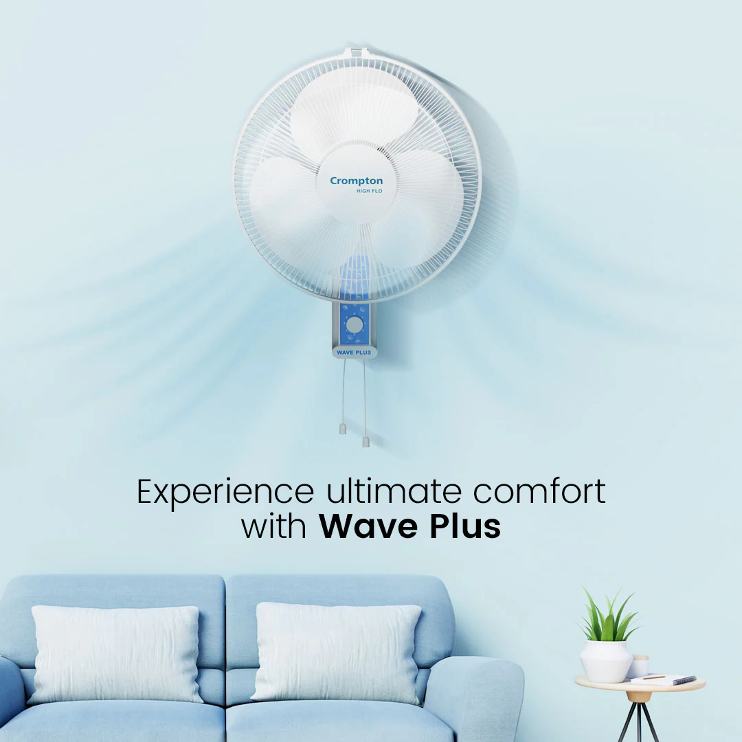 Crompton Hiflo Wave Plus Wall Mounted Fan - Image 7