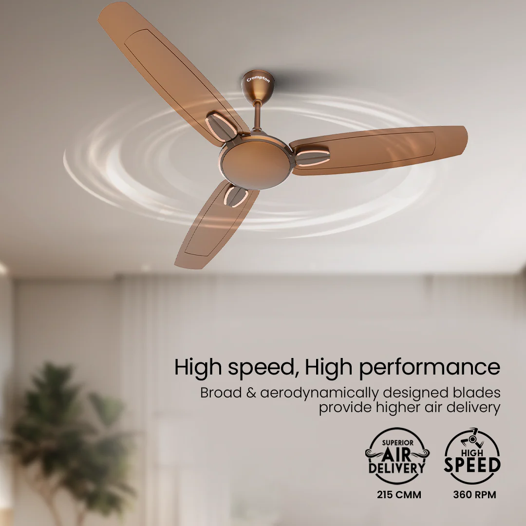 Crompton High Speed Java | Star Rated Ceiling Fan - Image 4
