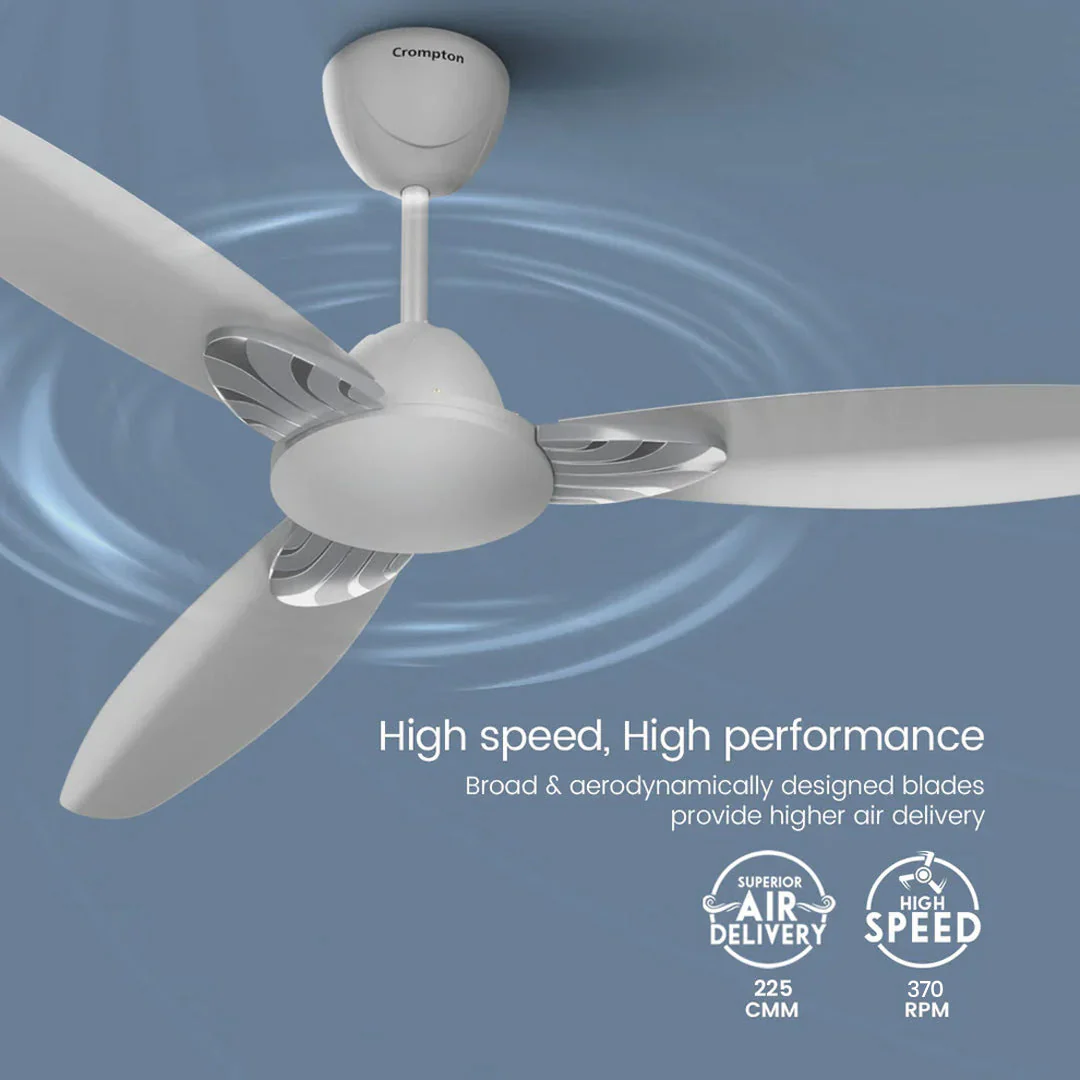 Crompton High Speed Senoprime | Star Rated Ceiling Fan - Image 4