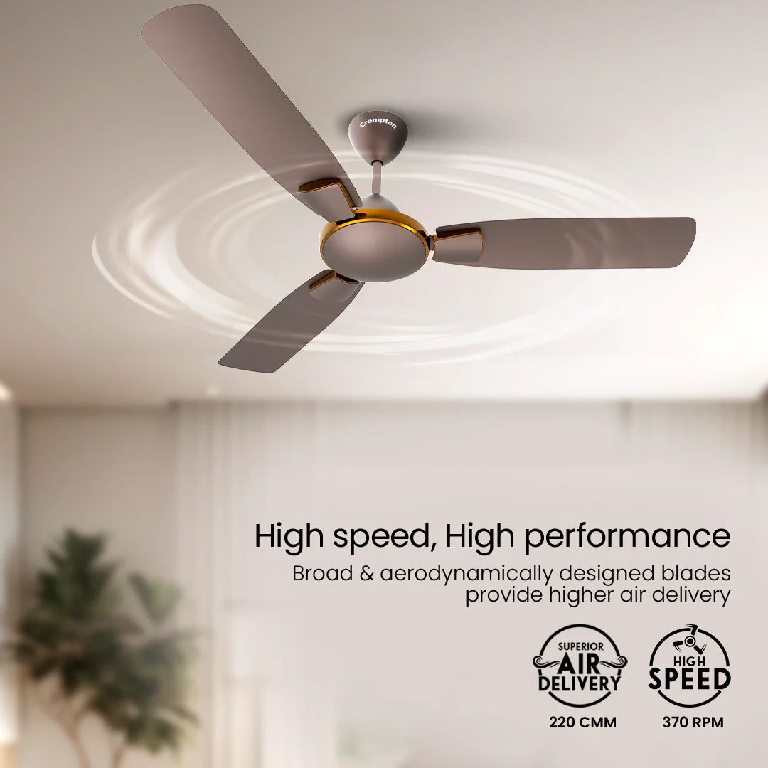 Crompton High Speed Toro | Star Rated Ceiling Fan - Image 4