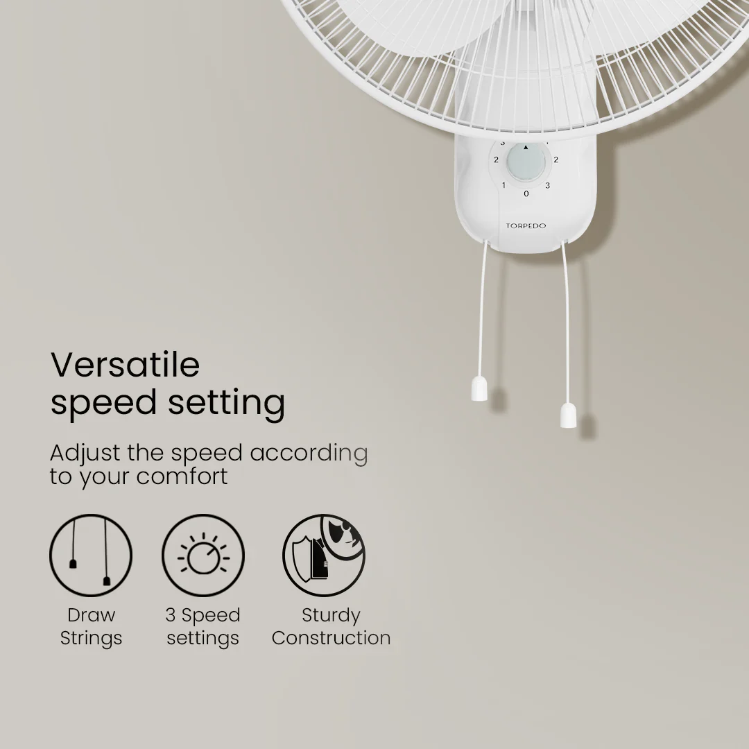 Crompton Highspeed Torpedo Wall Mounted Fan - Image 9