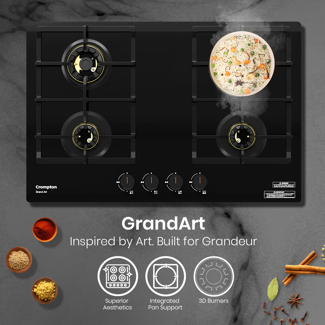 Crompton Hob Grandart Fb 80Cm 4 Burner - Image 2
