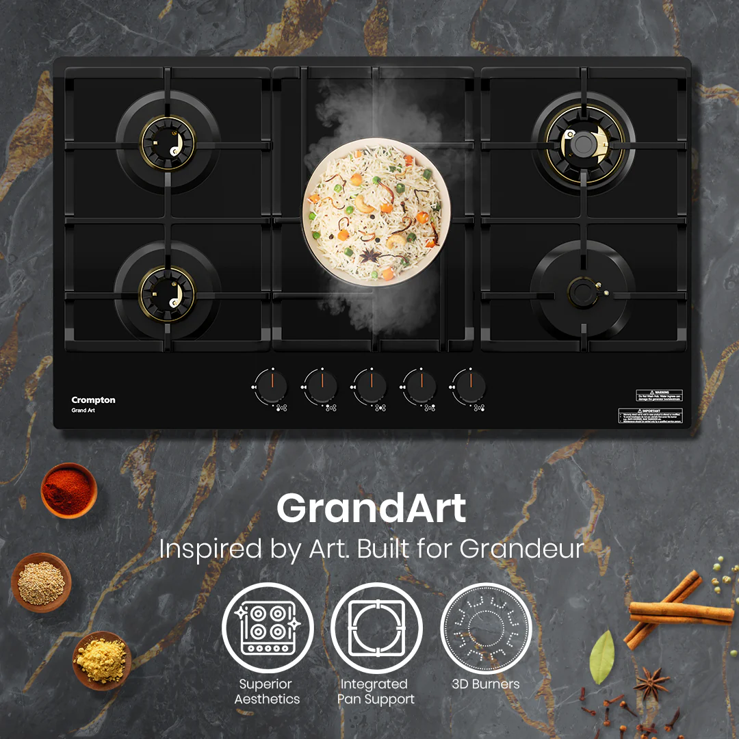 Crompton Hob Grandart Fb 90cm 5 Burner - Image 2