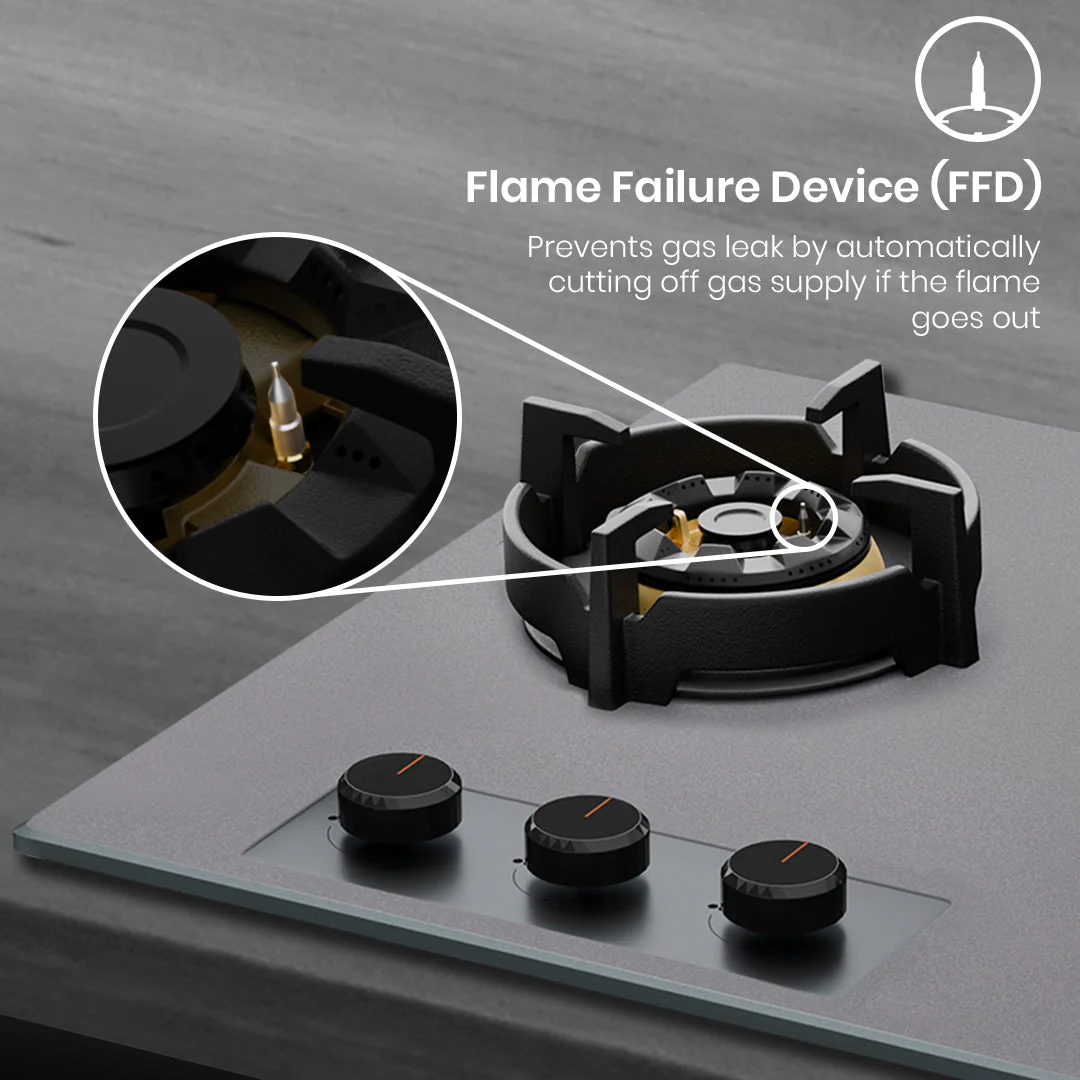 Crompton Hob SensoSafe Plus 60 Cm 3 Burner - Image 3
