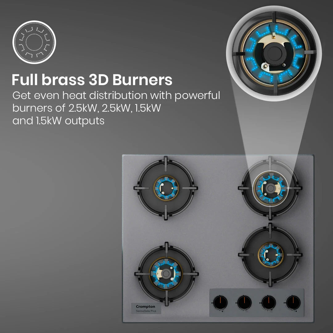 Crompton Hob SensoSafe Plus 60 Cm 4 Burner - Image 6