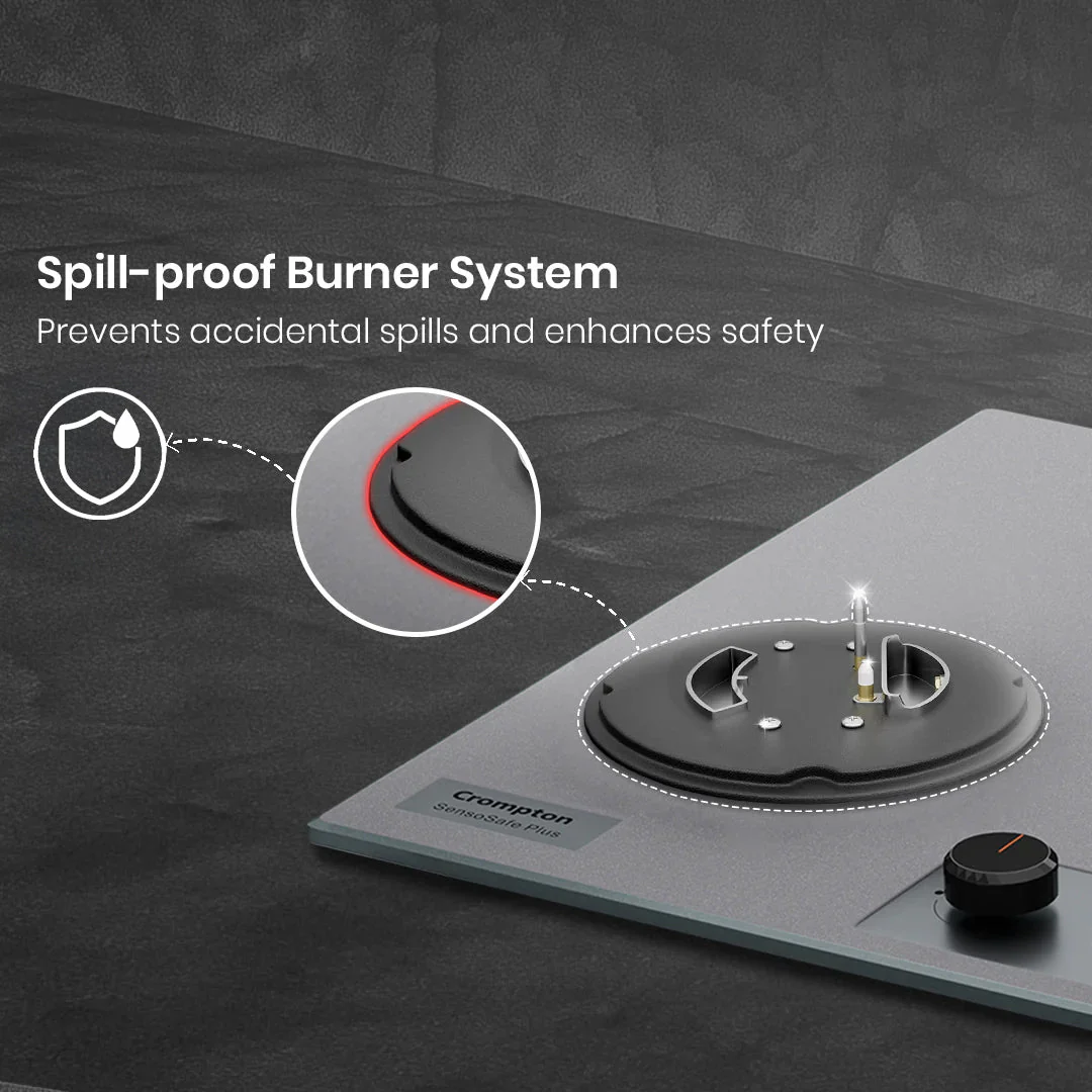 Crompton Hob SensoSafe Plus 78 Cm 3 Burner - Image 5