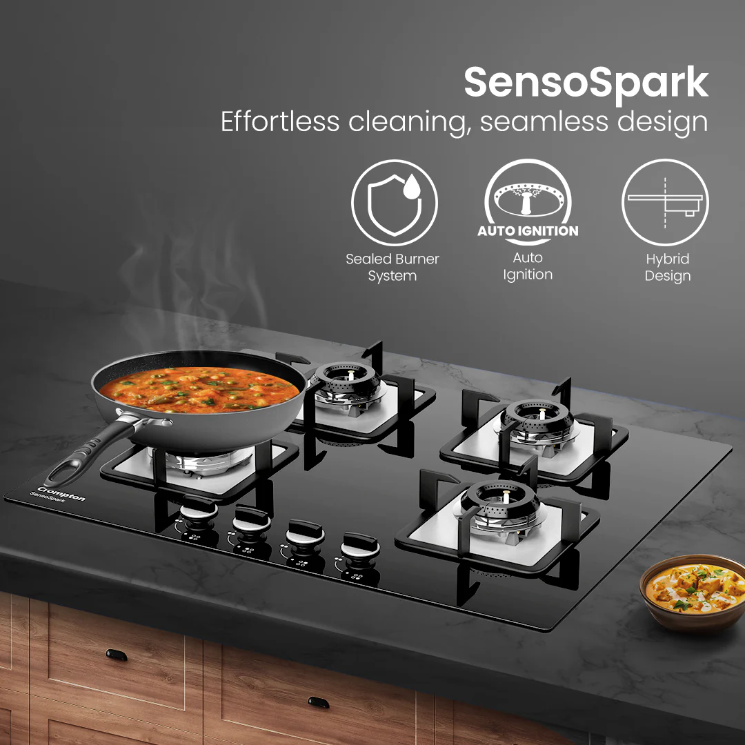 Crompton Hob Sensospark 65Cm 4 Burner - Image 2