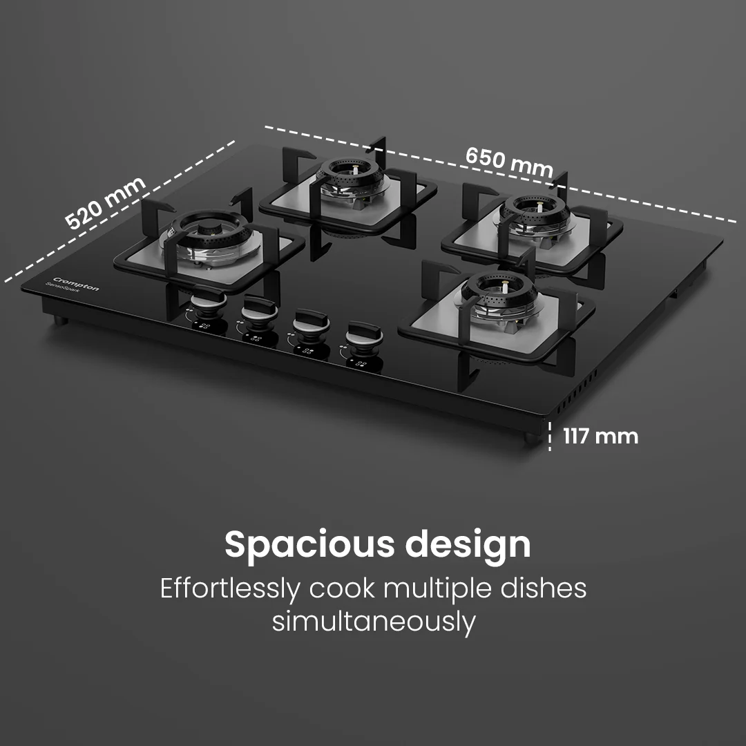 Crompton Hob Sensospark 65Cm 4 Burner - Image 9