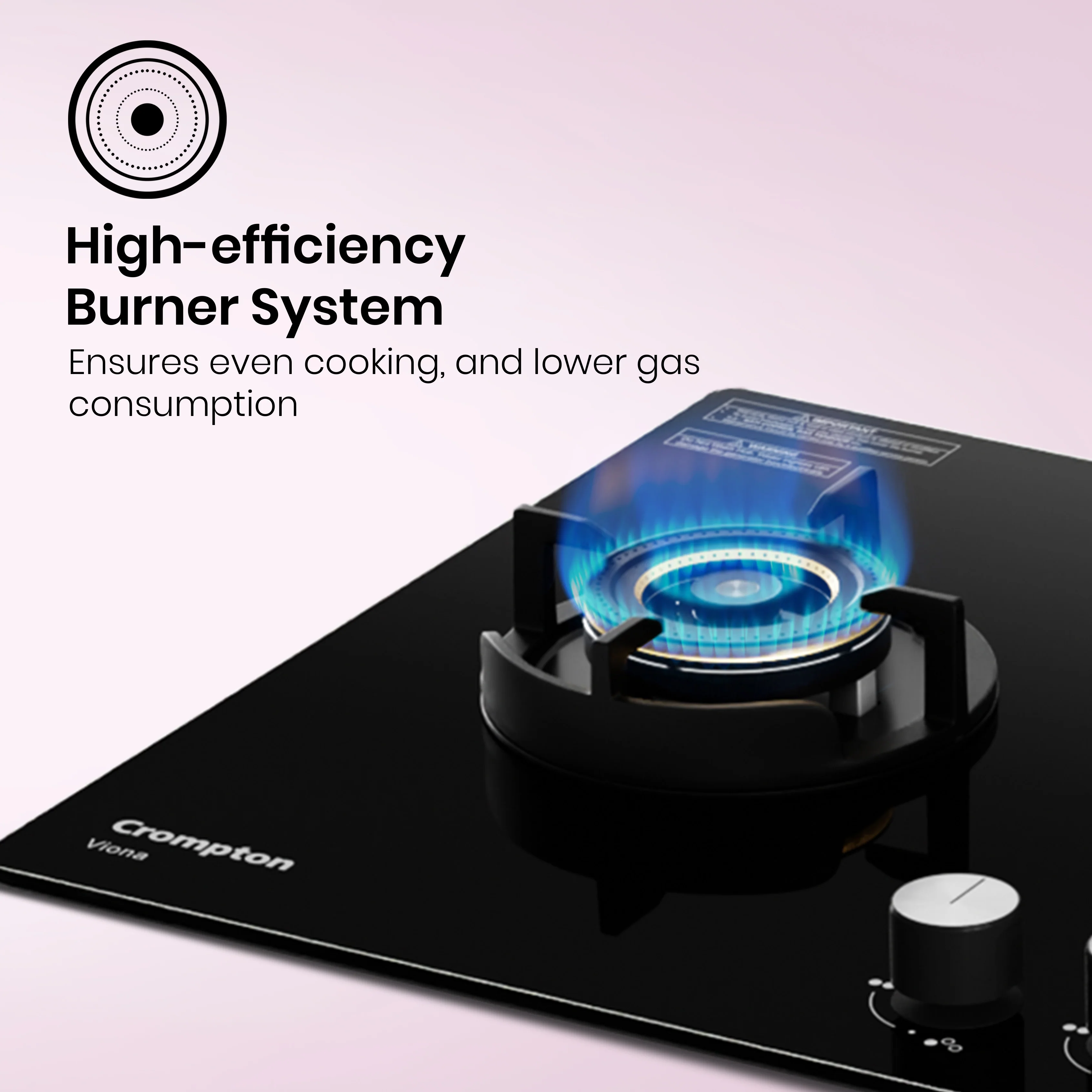 Crompton Hob Viona 78 cm 3 Burner - Image 5