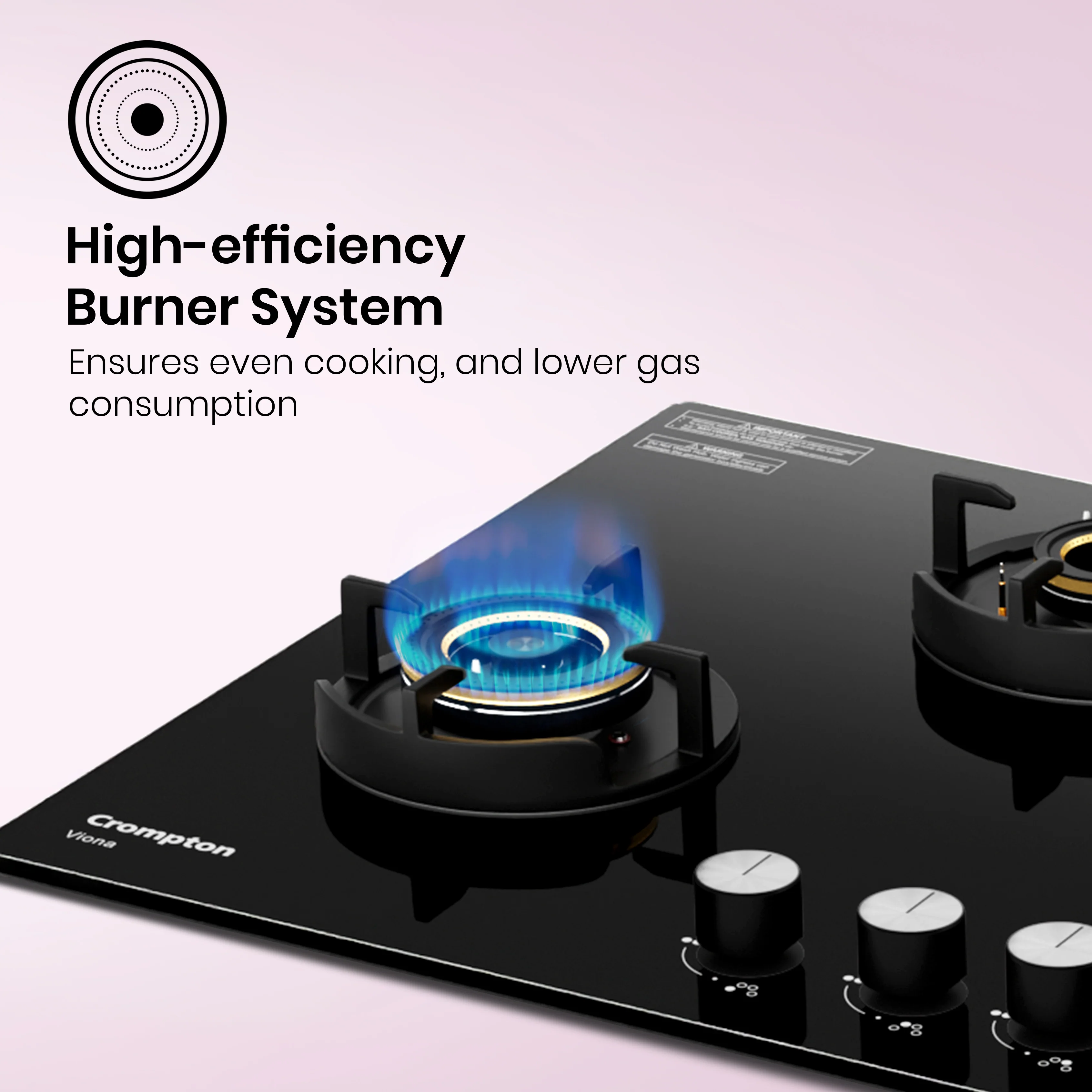 Crompton Hob Viona 82 cm 4 Burner - Image 5