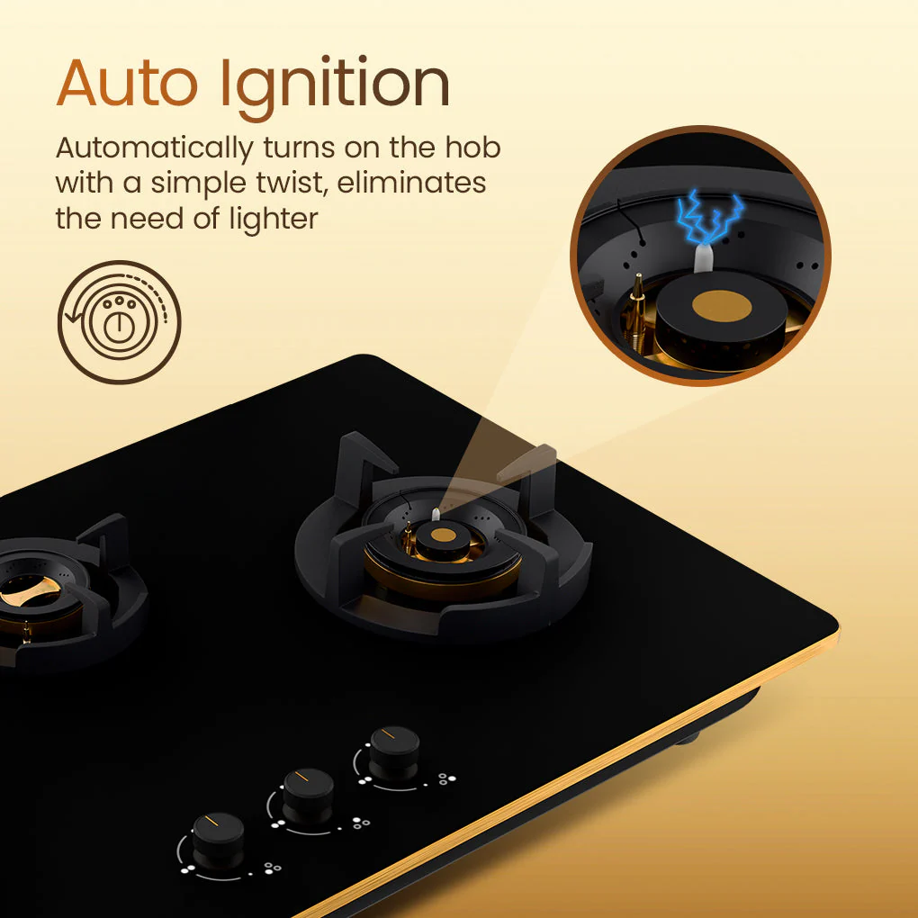 Crompton Hob Viona Plus 78 Cm 3 Burner - Image 3