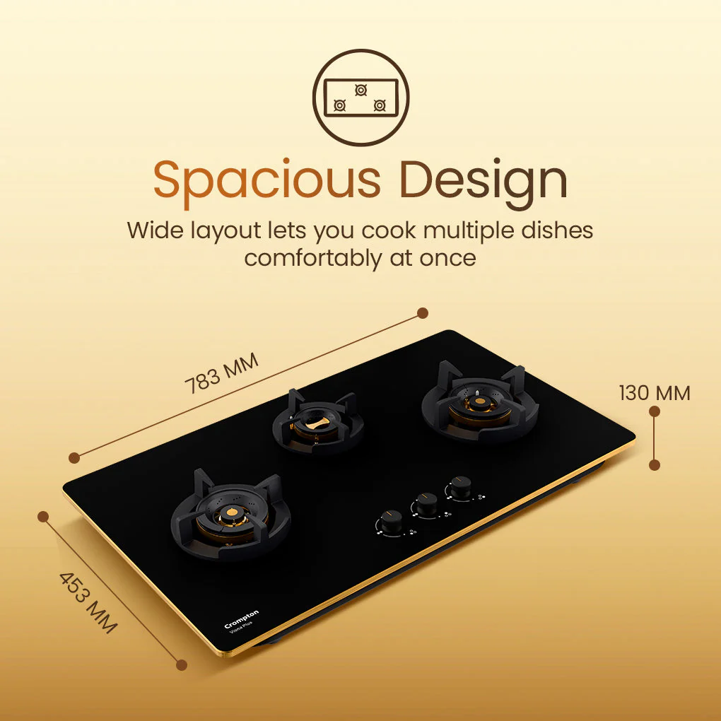 Crompton Hob Viona Plus 78 Cm 3 Burner - Image 6