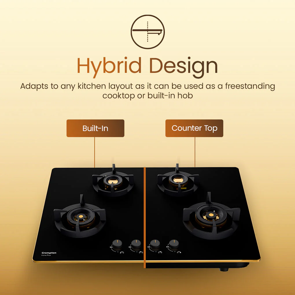 Crompton Hob Viona Plus 82 Cm 4 Burner - Image 4