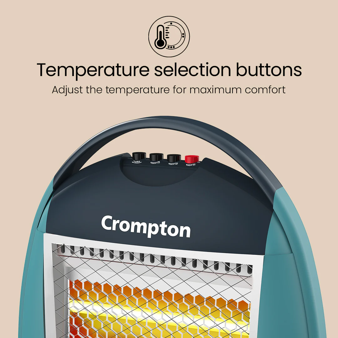 Crompton Insta Cozy 1200 W Halogen Room Heater - Image 5