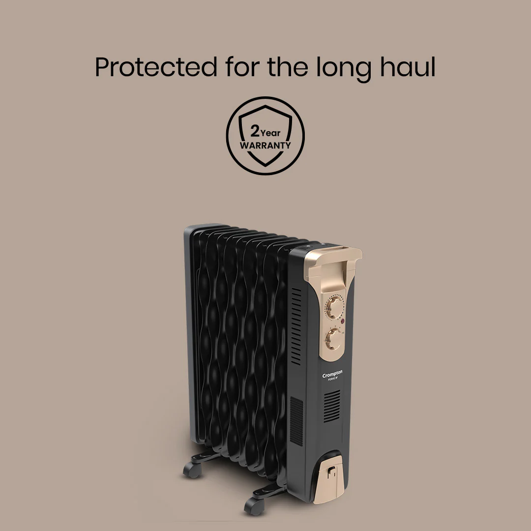 Crompton Insta Ferve 9 Fins 2400 W Oil Filled Room Heater - Image 6