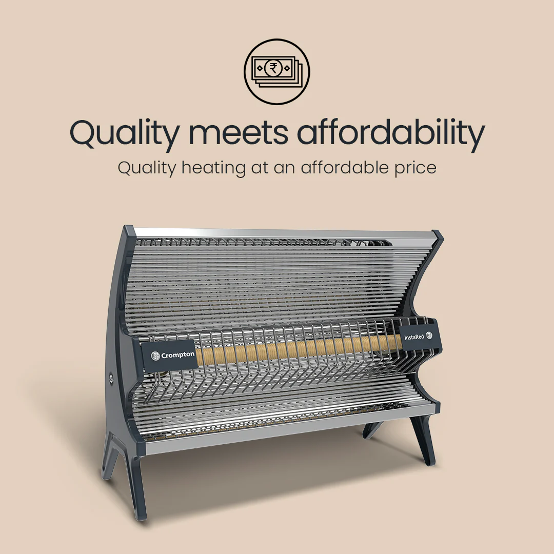 Crompton Insta Red 1000 W Room Heater - Image 3