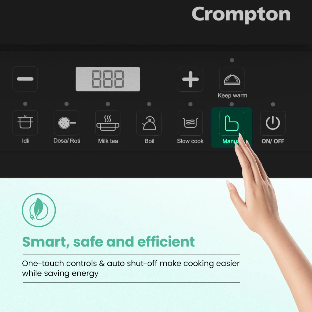 Crompton Instaserve 1600 W Induction Cooktop - Image 3