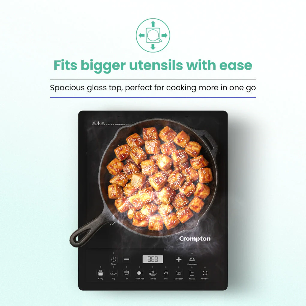 Crompton Instaserve 1600 W Induction Cooktop - Image 4
