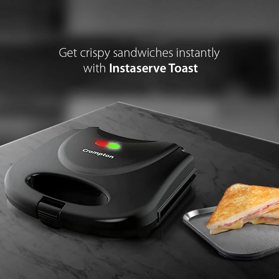 Crompton InstaServe Toast Sandwich maker | 800 Watts - Image 3
