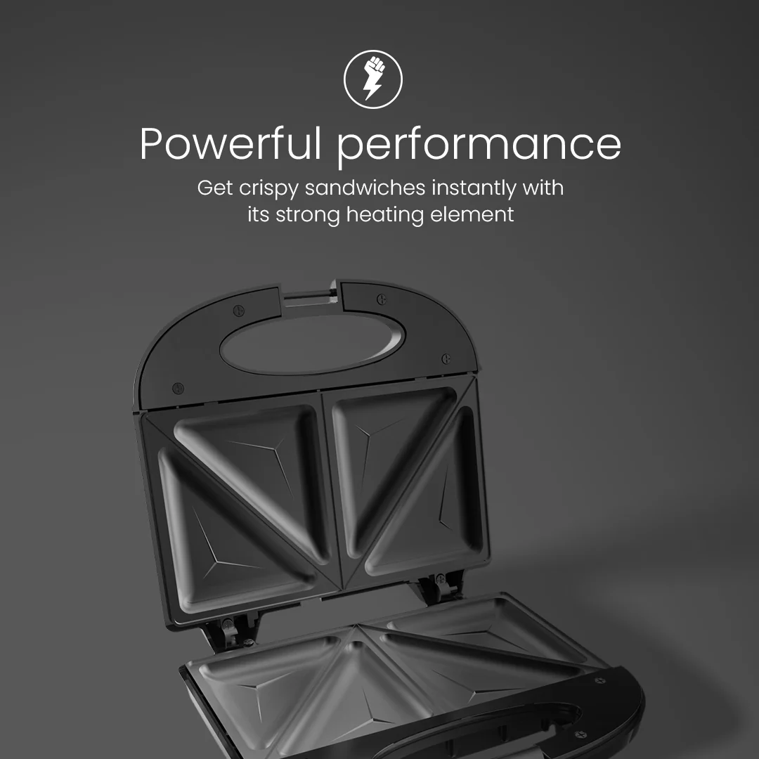 Crompton InstaServe Toast Sandwich maker | 800 Watts - Image 5