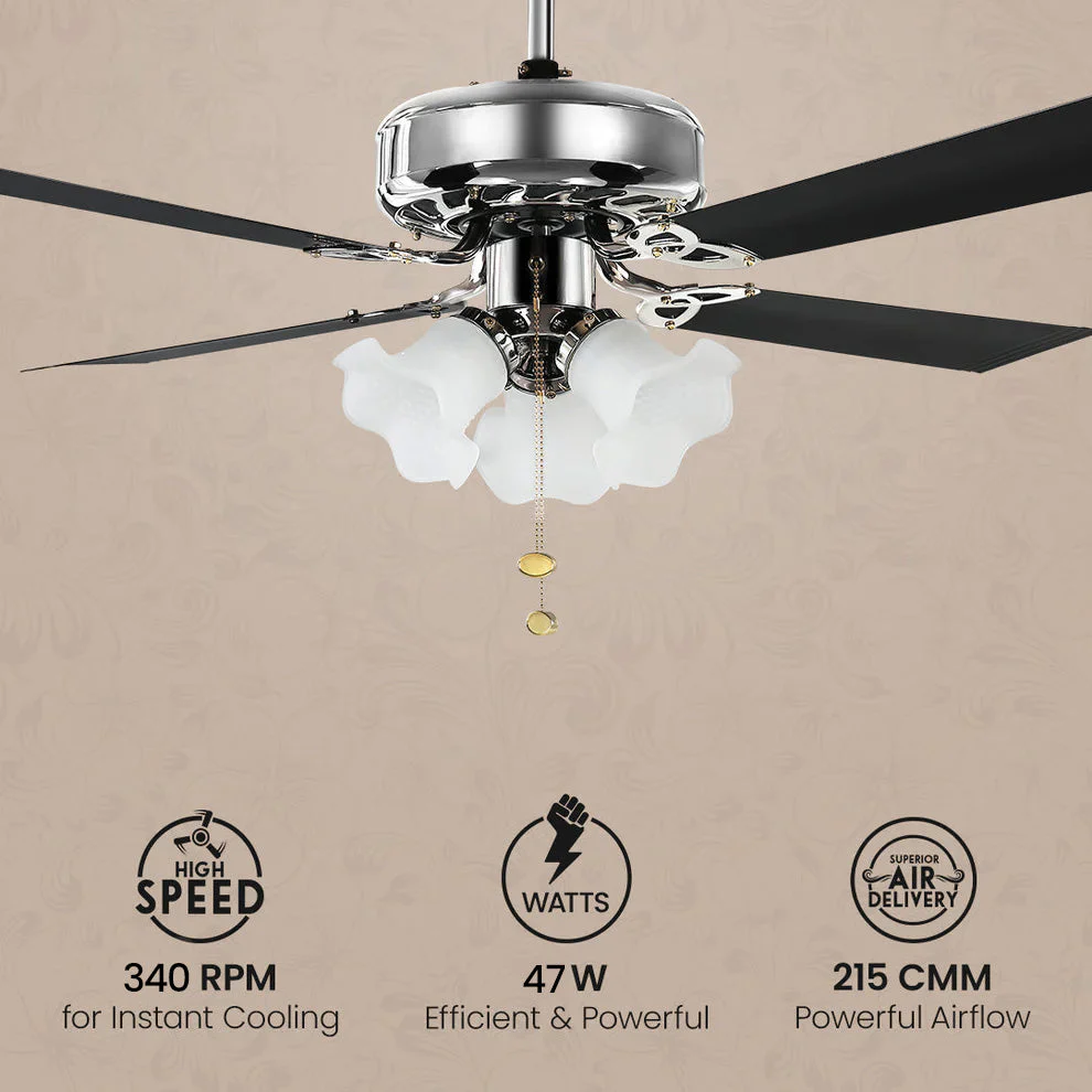 Crompton Luxian Uranus Chandelier Ceiling Fan - Image 12