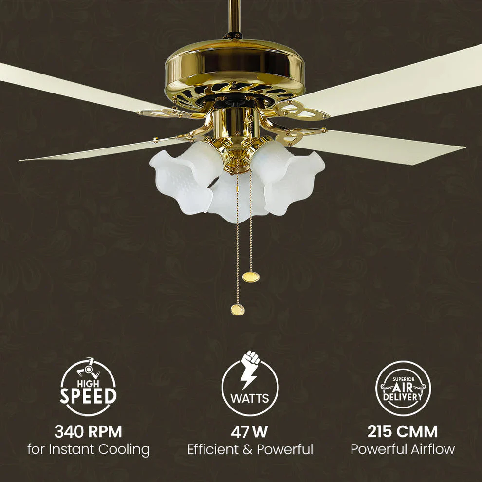 Crompton Luxian Uranus Chandelier Ceiling Fan - Image 5