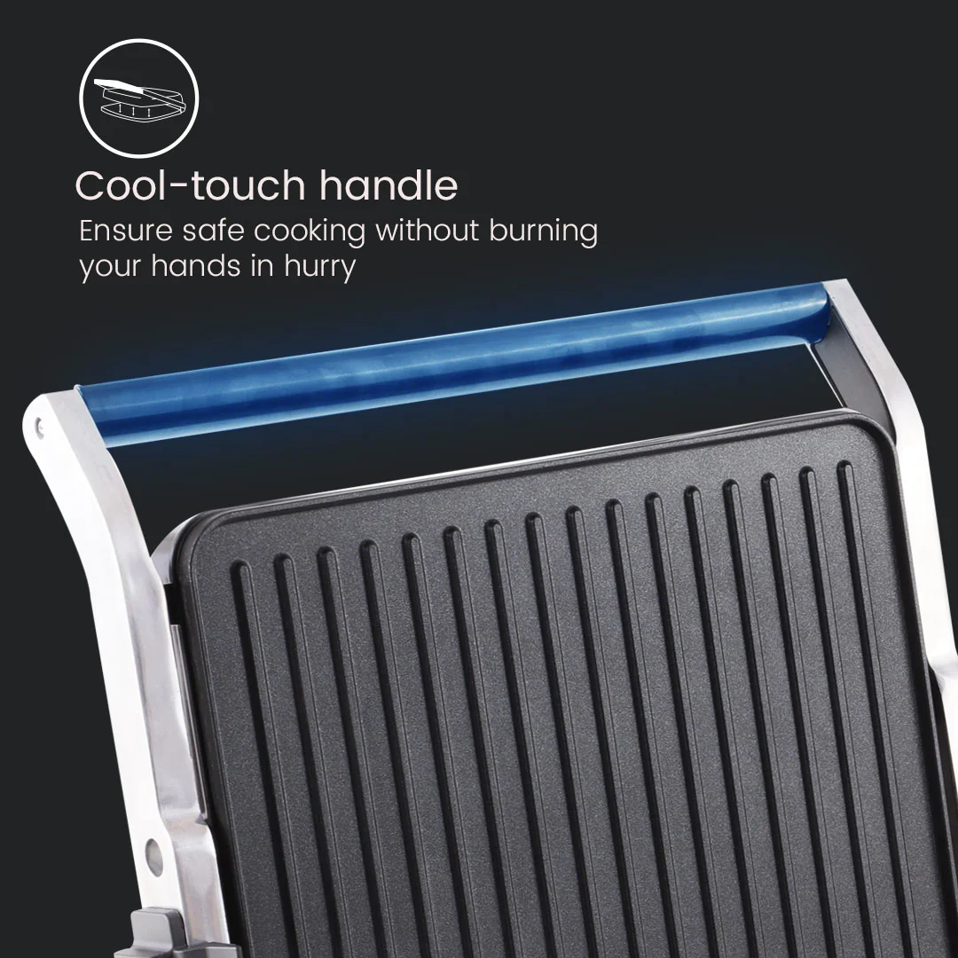 Crompton MaxCrisp 4 Slice Sandwich Maker with 180 Degrees Barbecue Grill |  2000W - Image 5
