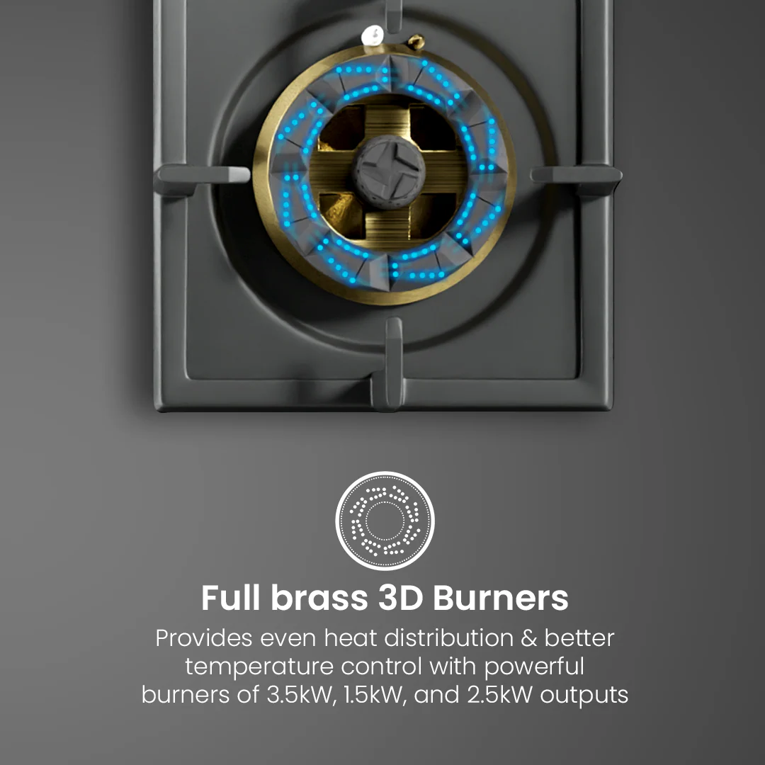 Crompton OpTime Gas Hob 60cm 4 Burner - Image 5