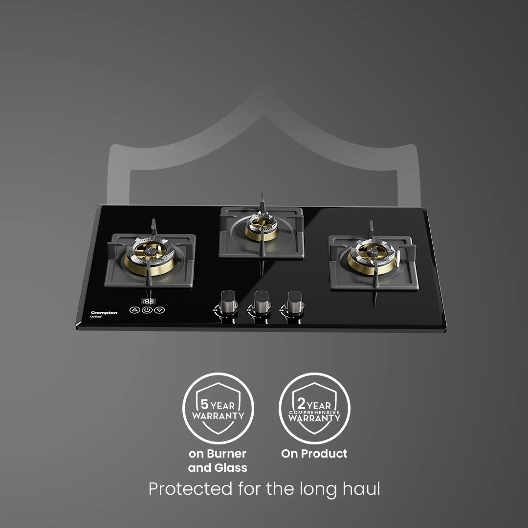 Crompton OpTime Gas Hob 78cm 3 Burner - Image 8