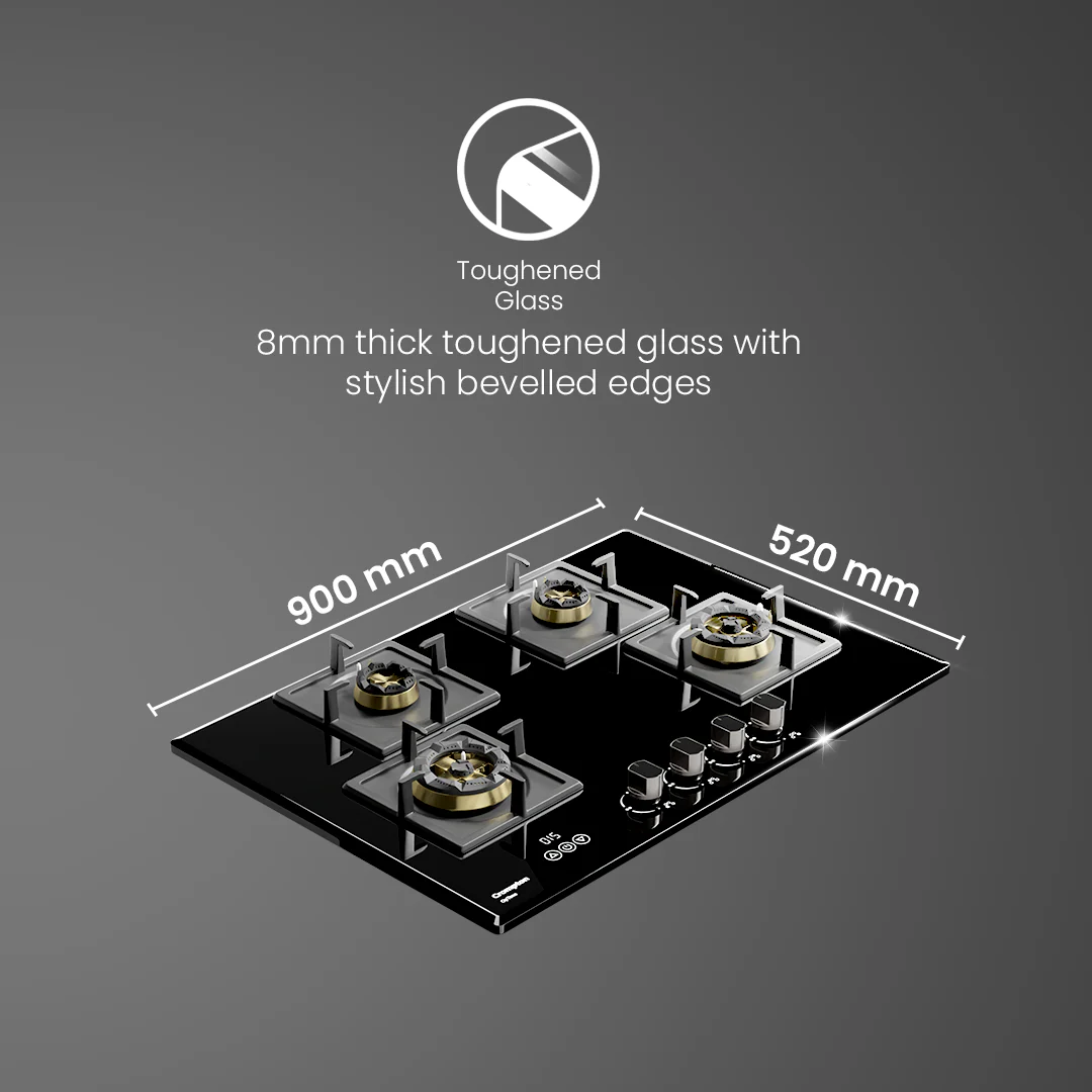Crompton OpTime Gas Hob 90cm 4 Burner - Image 5
