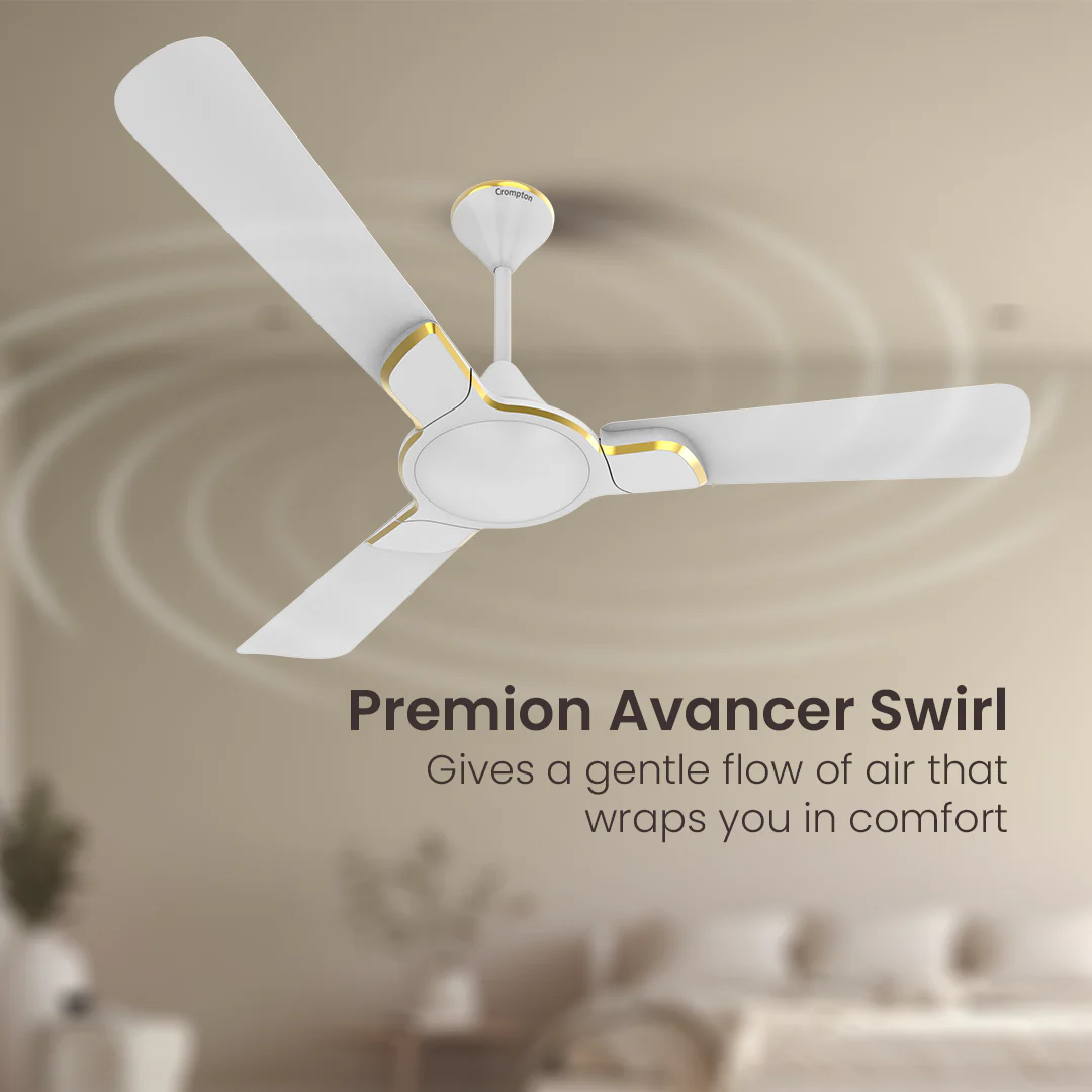 Crompton Premion Avancer Swirl | Ceiling Fan - Image 2