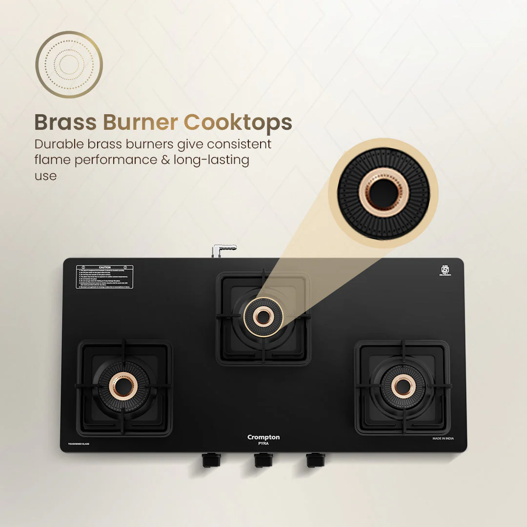 Crompton Pyra 3 Burner 77cm Slim Cooktop - Image 3