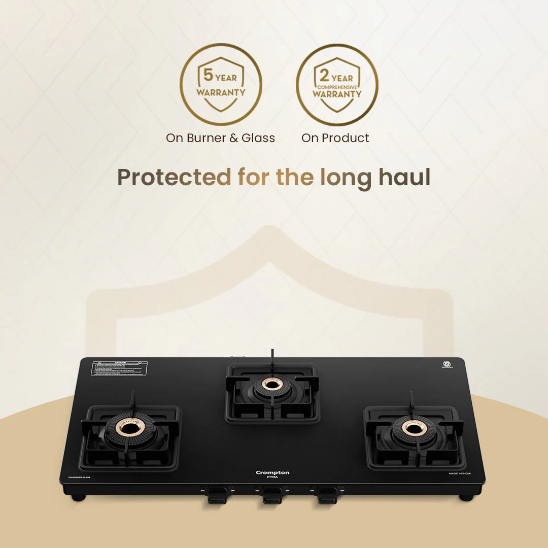 Crompton Pyra 3 Burner 77cm Slim Cooktop - Image 8