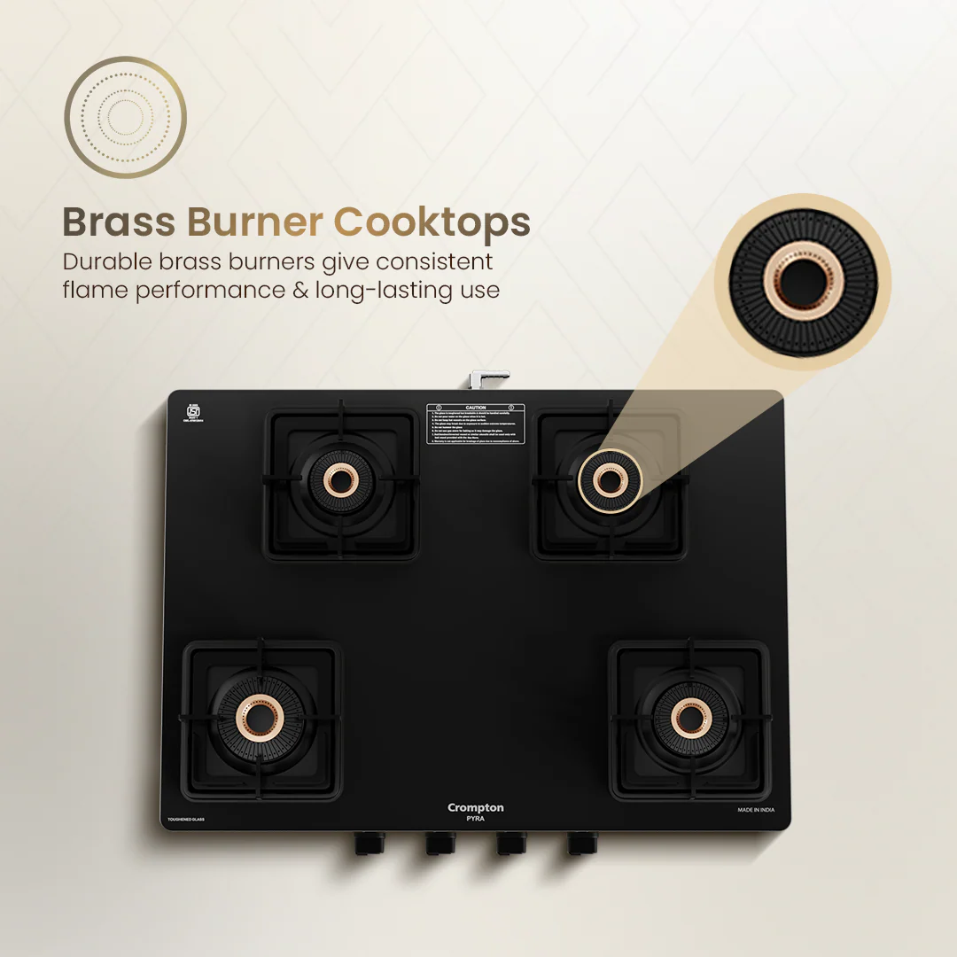 Crompton Pyra 4 Burner 70 cm Slim Cooktop - Image 3