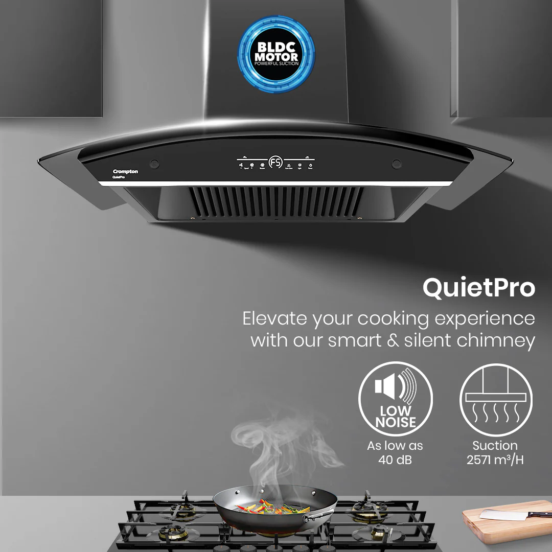 Crompton QuietPro Filterless Chimney with BLDC Motor - Image 40