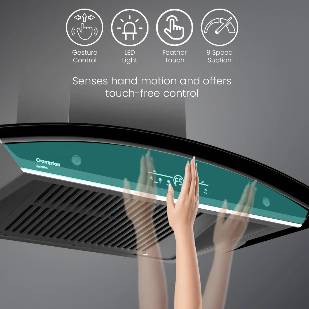 Crompton QuietPro Filterless Chimney with BLDC Motor - Image 44