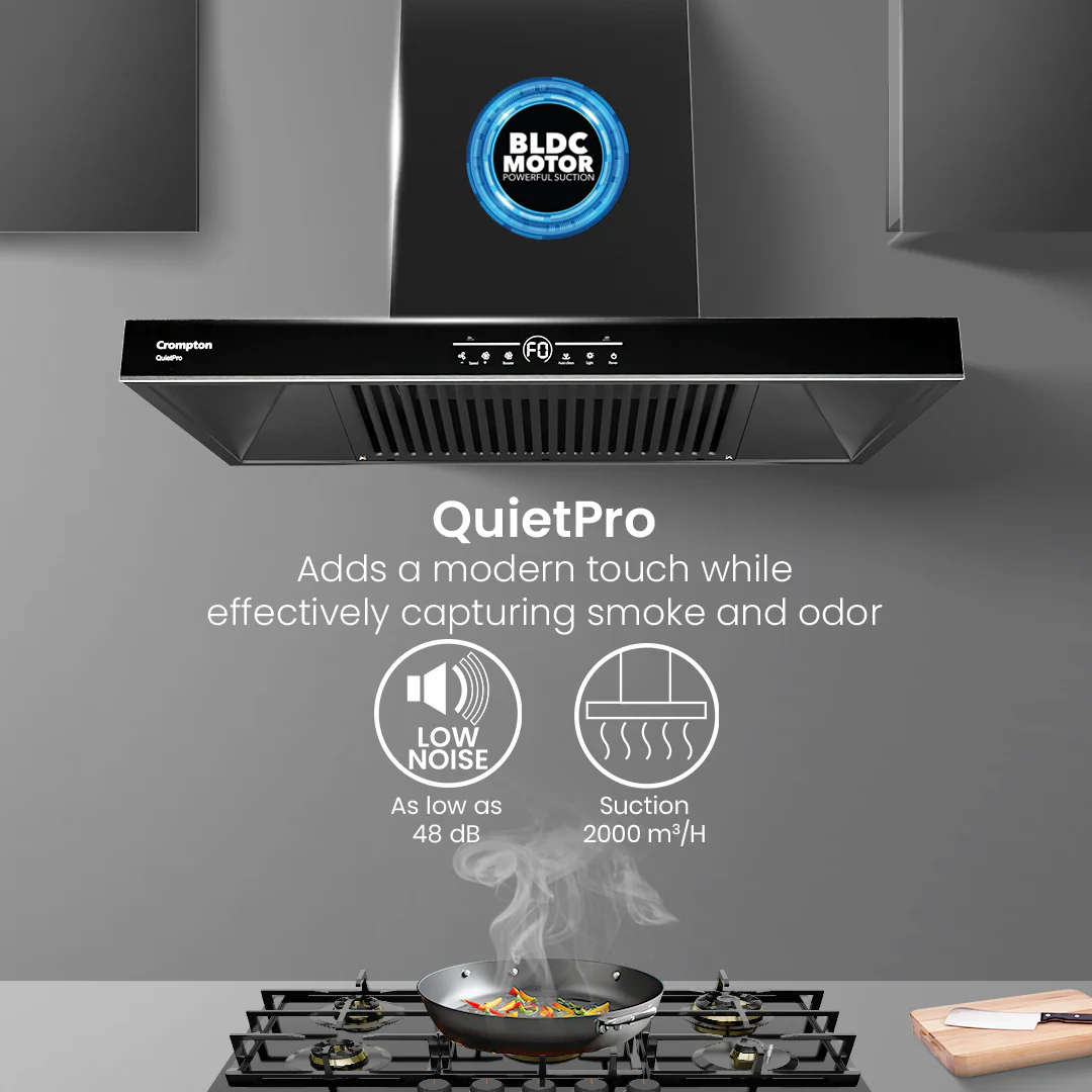 Crompton QuietPro Filterless Chimney with BLDC Motor - Image 55