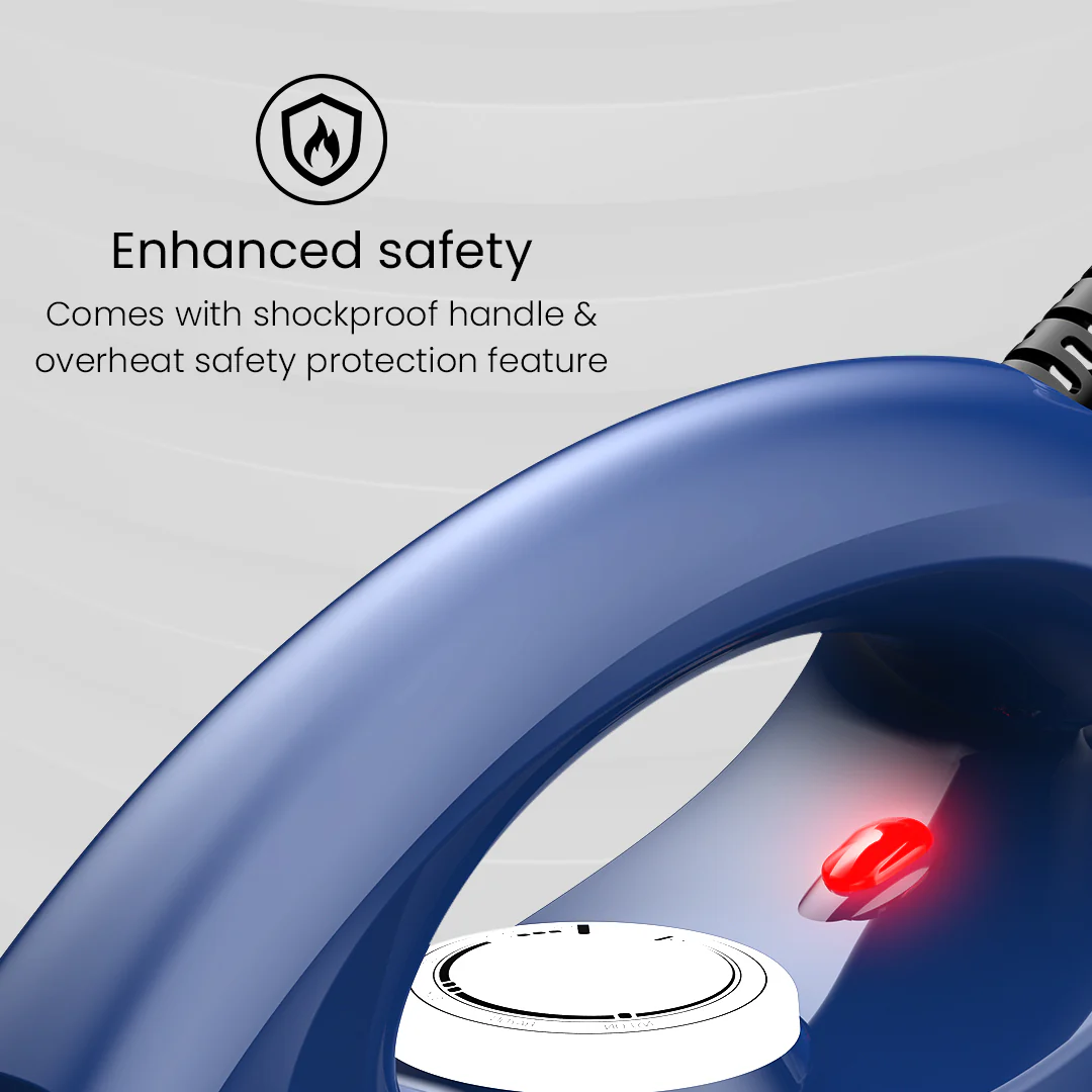 Crompton Rhino Plus 1250 W Heavy Weight Dry Iron - Image 3