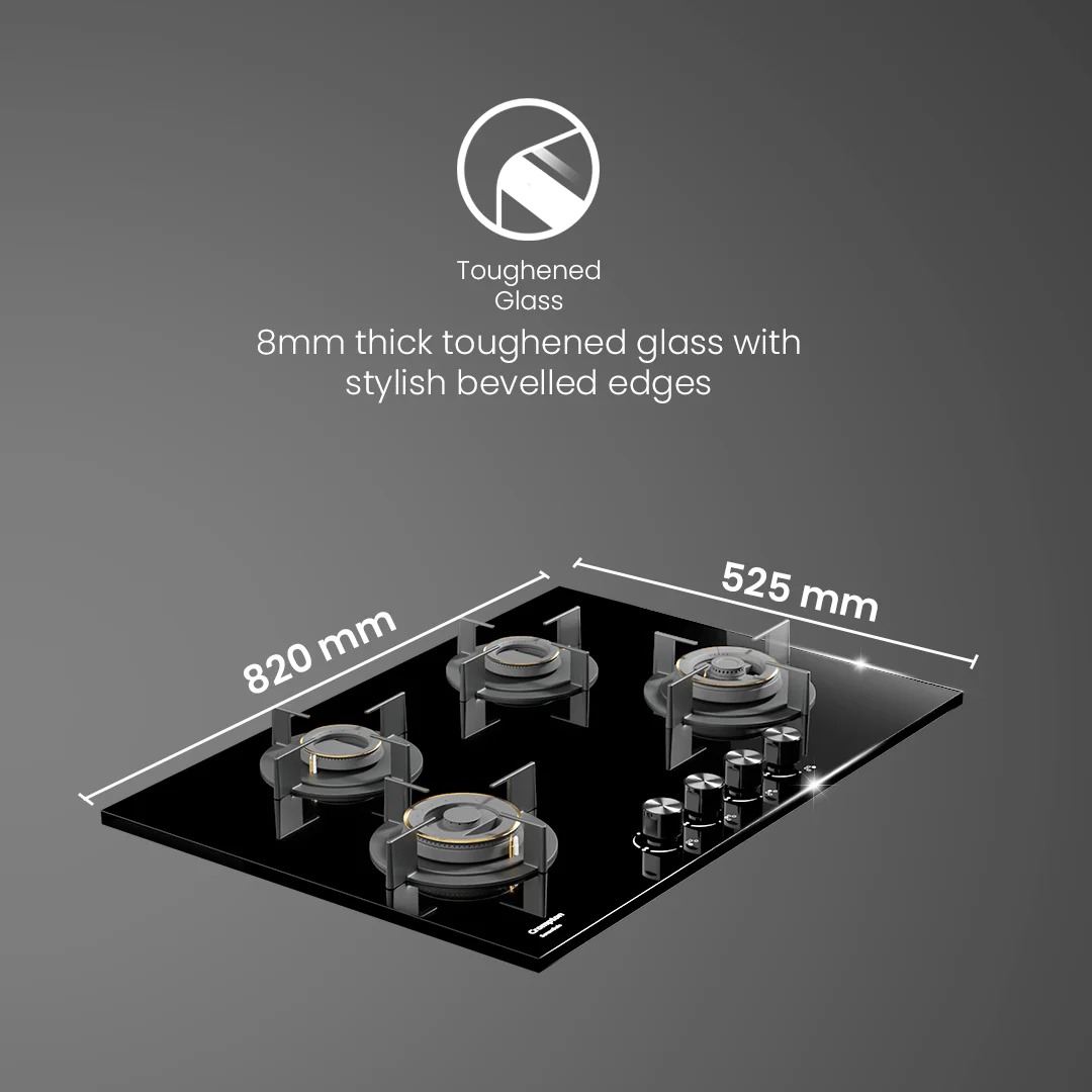 Crompton SensoSafe Gas Hob 78cm 4 Burner - Image 4