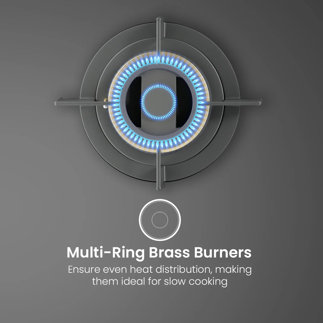 Crompton SensoSafe Gas Hob 78cm 4 Burner - Image 5