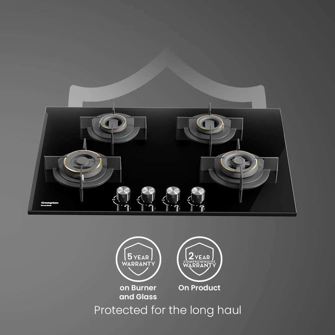 Crompton SensoSafe Gas Hob 78cm 4 Burner - Image 8