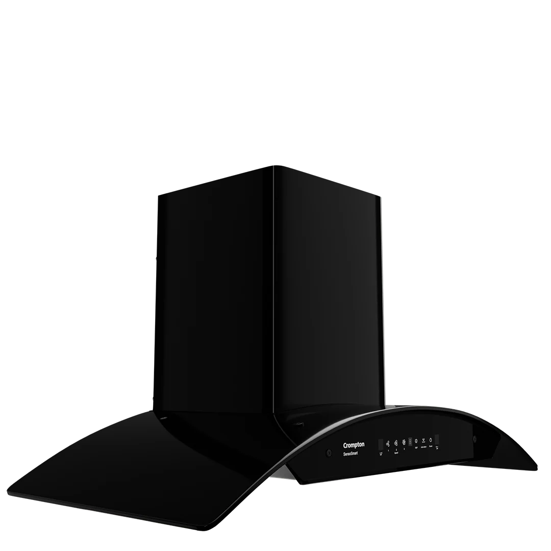 Crompton SensoSmart Curved 90cm Filterless Chimney - Image 3