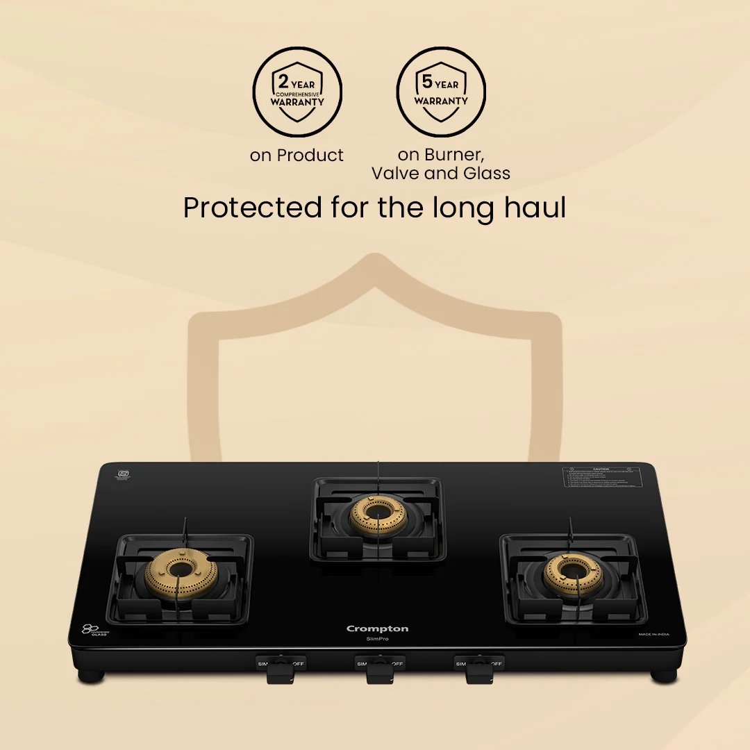 Crompton Cooktop SlimPro 3 Burner 77 cm Slim Glass - Image 10