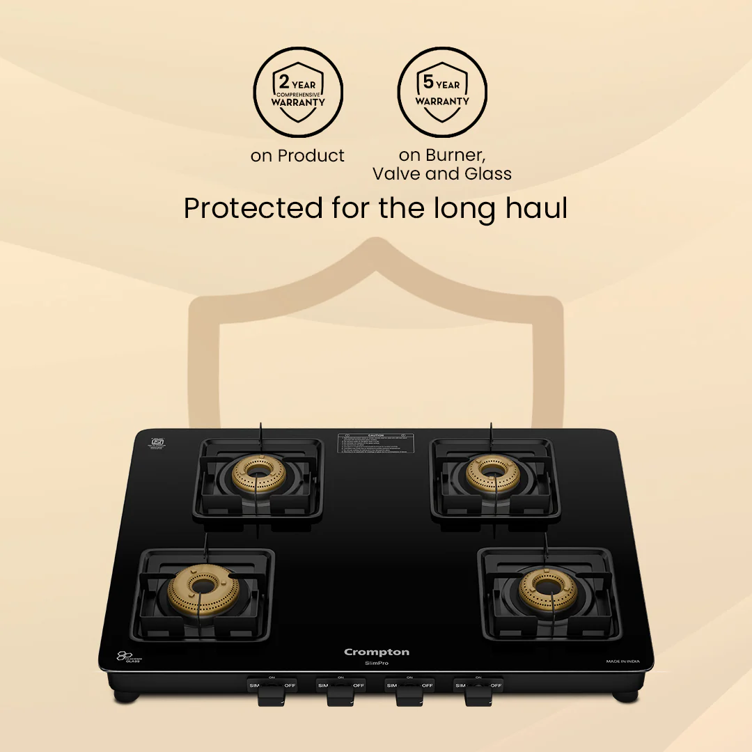 Crompton Cooktop SlimPro 4 Burner 70 cm Slim Glass - Image 10